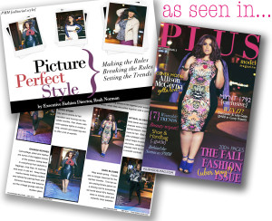 PLUS Model Magazine Executive Fashion Director and plus size fashion expert Reah Norman shares fall's best plus size fashion trends and plus size style tips in the September issue of PLUS Model Magazine. 