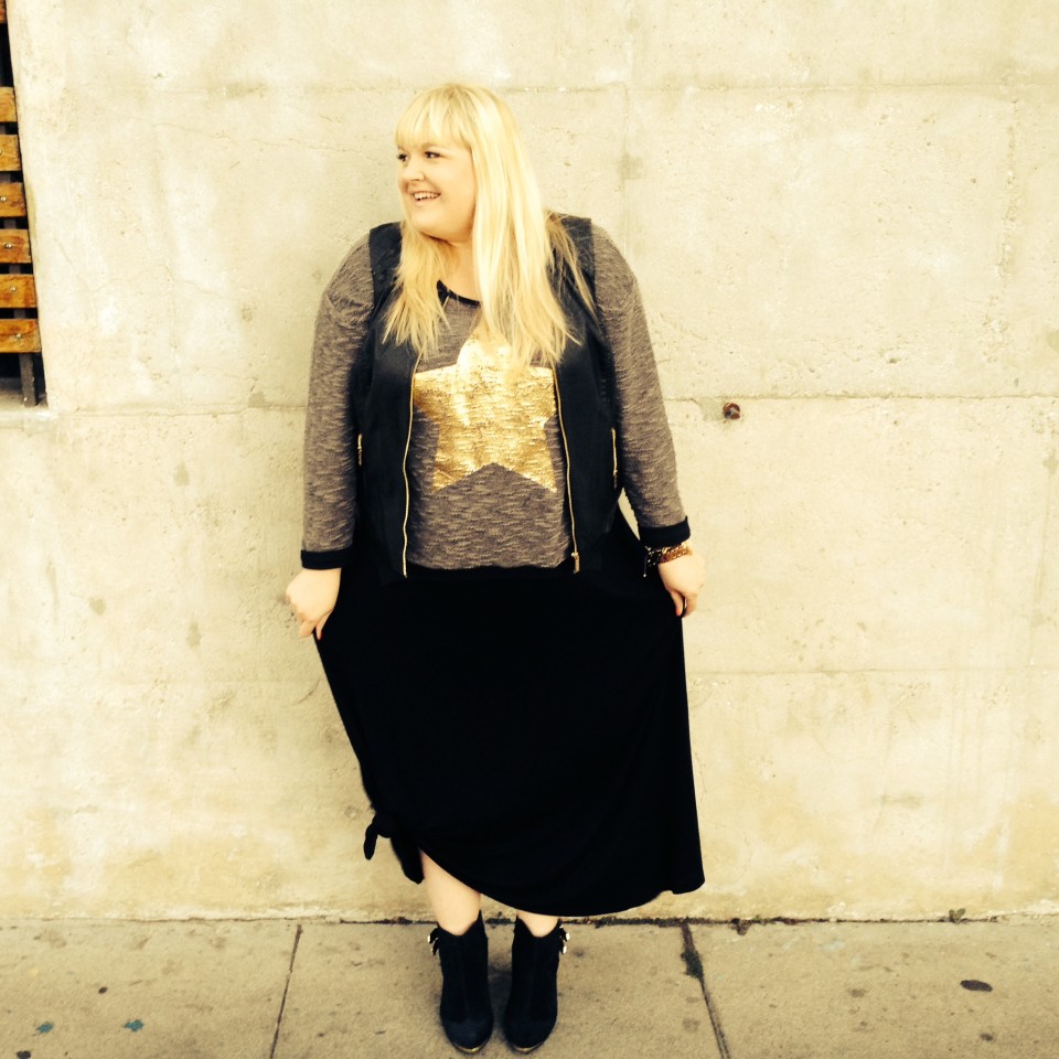 plus size layered look