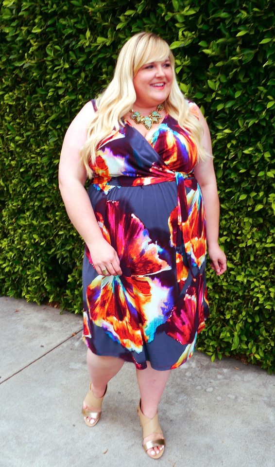 Two Ways to Wear Plus Size Spring Florals with Reah Norman