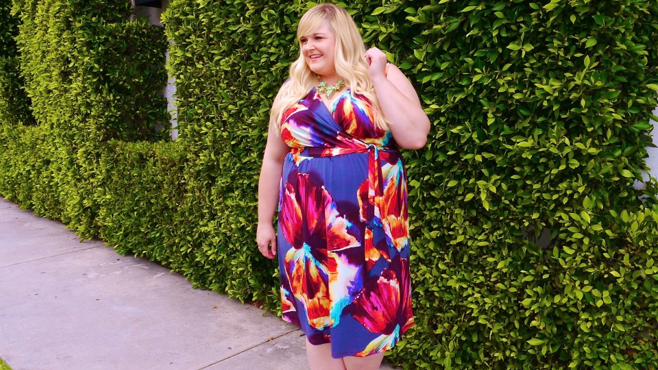 Two Ways to Wear Plus Size Spring Florals with Reah Norman