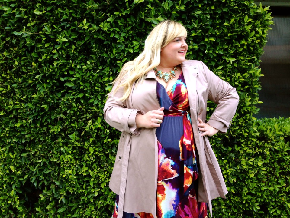 Two Ways to Wear Plus Size Spring Florals with Reah Norman