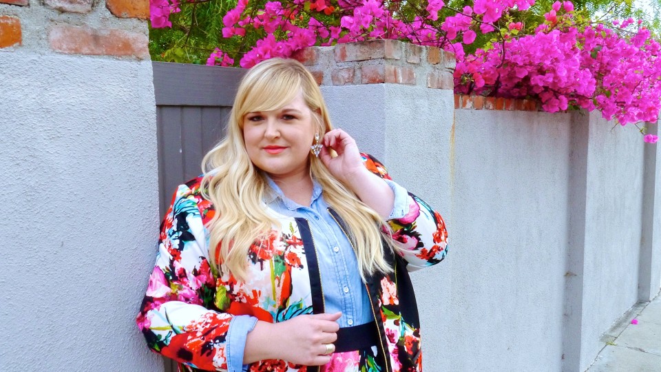 Two Ways to Wear Plus Size Spring Florals with Reah Norman