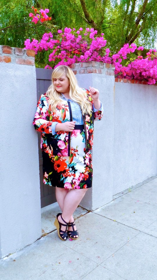 Two Ways to Wear Plus Size Spring Florals with Reah Norman