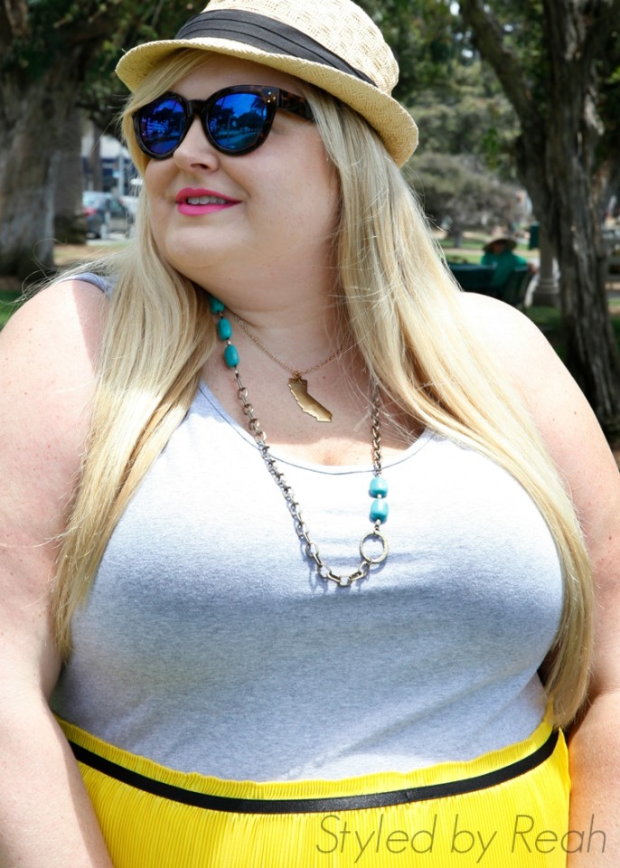 Reah Norman wearing her favorite summer maxi dress from Lane Bryant: www.styledbyreah.com