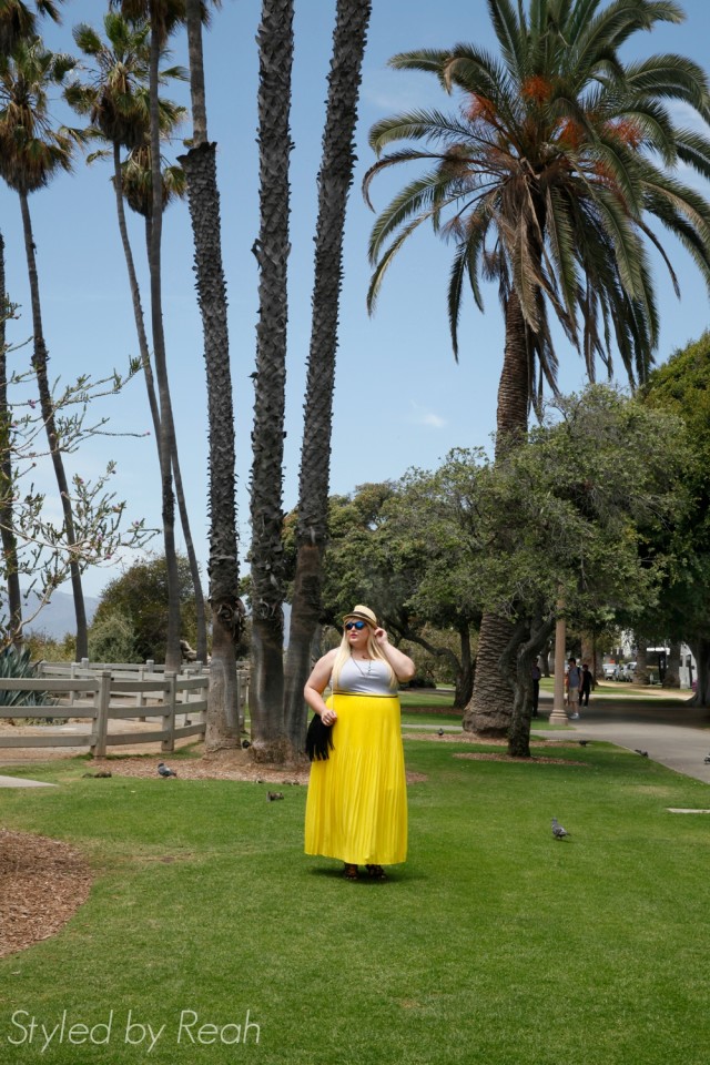 Reah Norman wearing her favorite summer maxi dress from Lane Bryant: www.styledbyreah.com