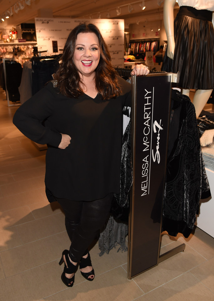 CULVER CITY, CA - NOVEMBER 12: Melissa McCarthy attends the debut of her Seven7 holiday collection at Lane Bryant on November 12, 2015 in Culver City, California (Photo by Jason Merritt/Getty Images for Lane Bryant)