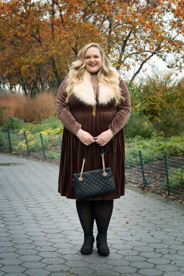 Reah Norman plus size holiday style with Eloquii | Styled by Reah