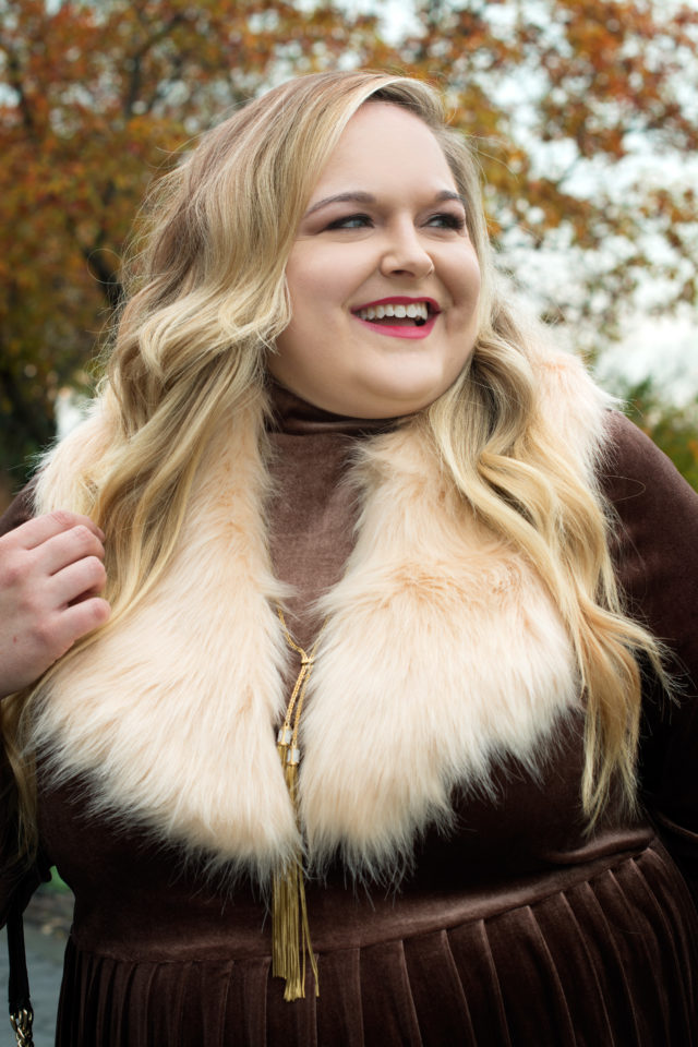 Reah Norman plus size holiday style with Eloquii | Styled by Reah